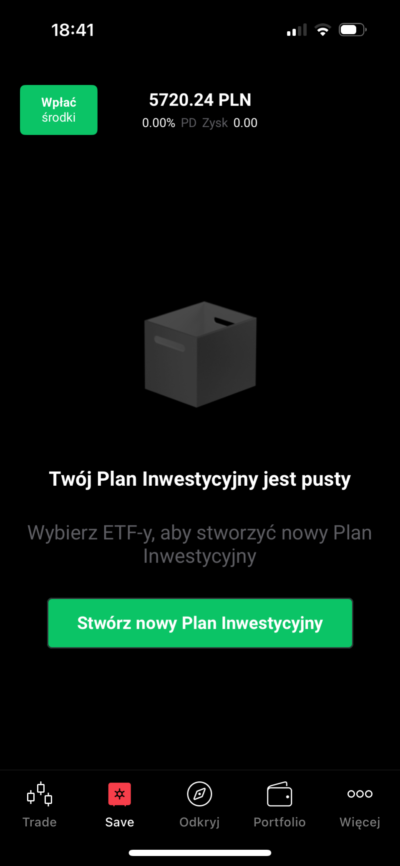 Jak stworzyć plan inwestycyjny w XTB? Poradnik krok po kroku i moja opinia 2 Tworzenie planu inwestycyjnego krok pierwszy
