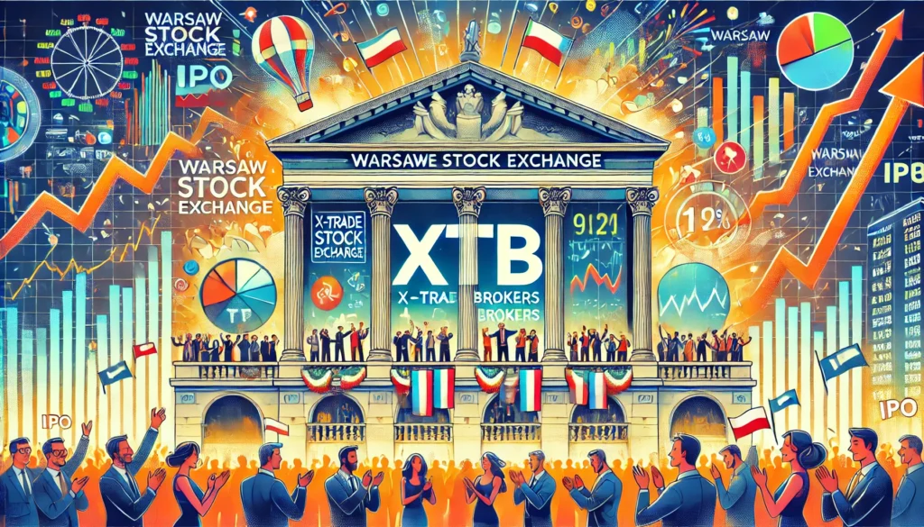 XTB akcje - Jak analizować XTB? Notowania i historia spółki 1 Debiut XTB na GPW