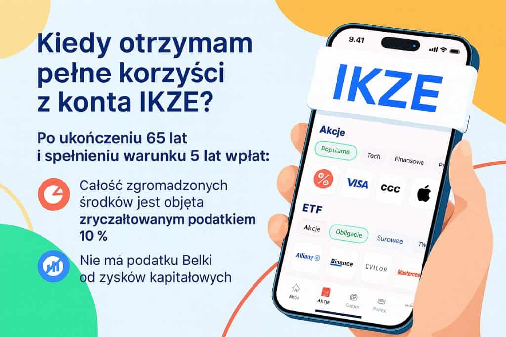 Czy warto założyć Konto IKZE w XTB - wady i zalety. Opinia 1 Kiedy otrzymam pełne korzyści z konta IKZE - XTB