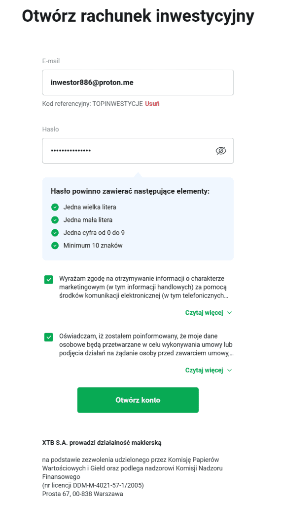 XTB - Jak założyć konto demo XTB - Jak założyć konto demo