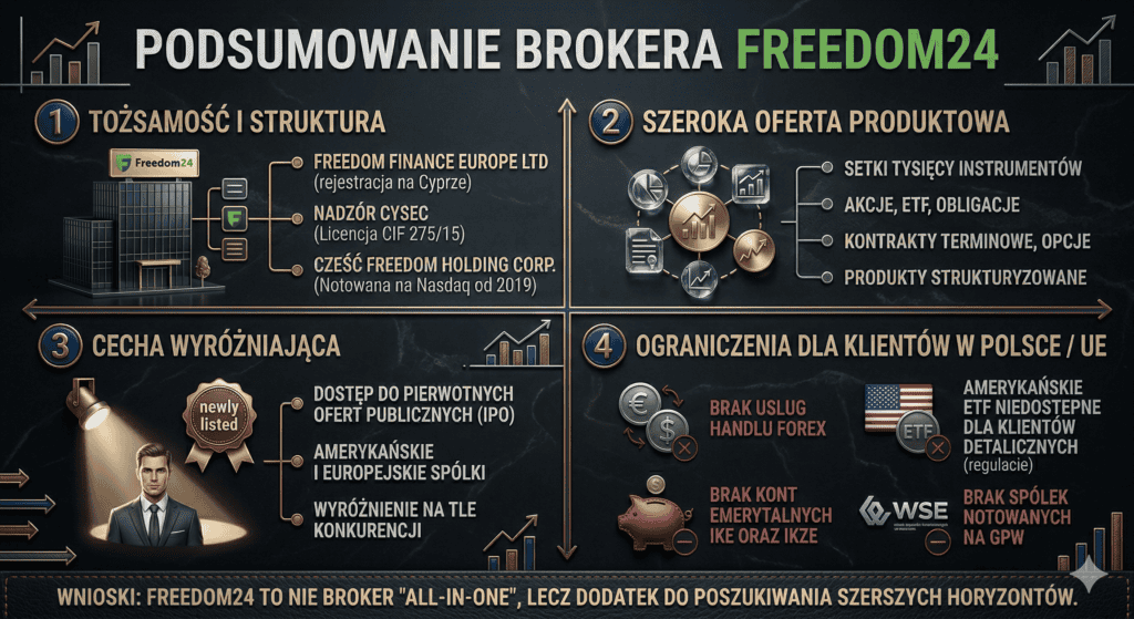Freedom24 - opinie i recenzja brokera czy warto go wybrać? 1 Co warto wiedzieć o brokerze Freedom24